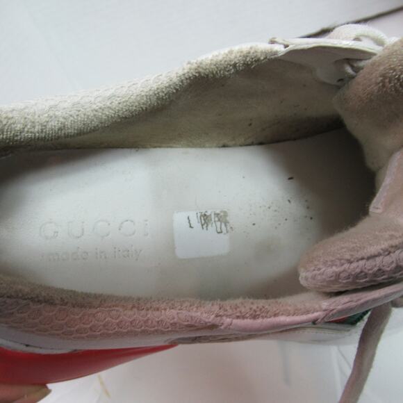 Gucci Rhyton Epilogue Sneaker Mens US 8 White Red Tennis Shoe Designer main image 11